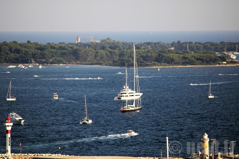 Cannes, vue depuis le balcon